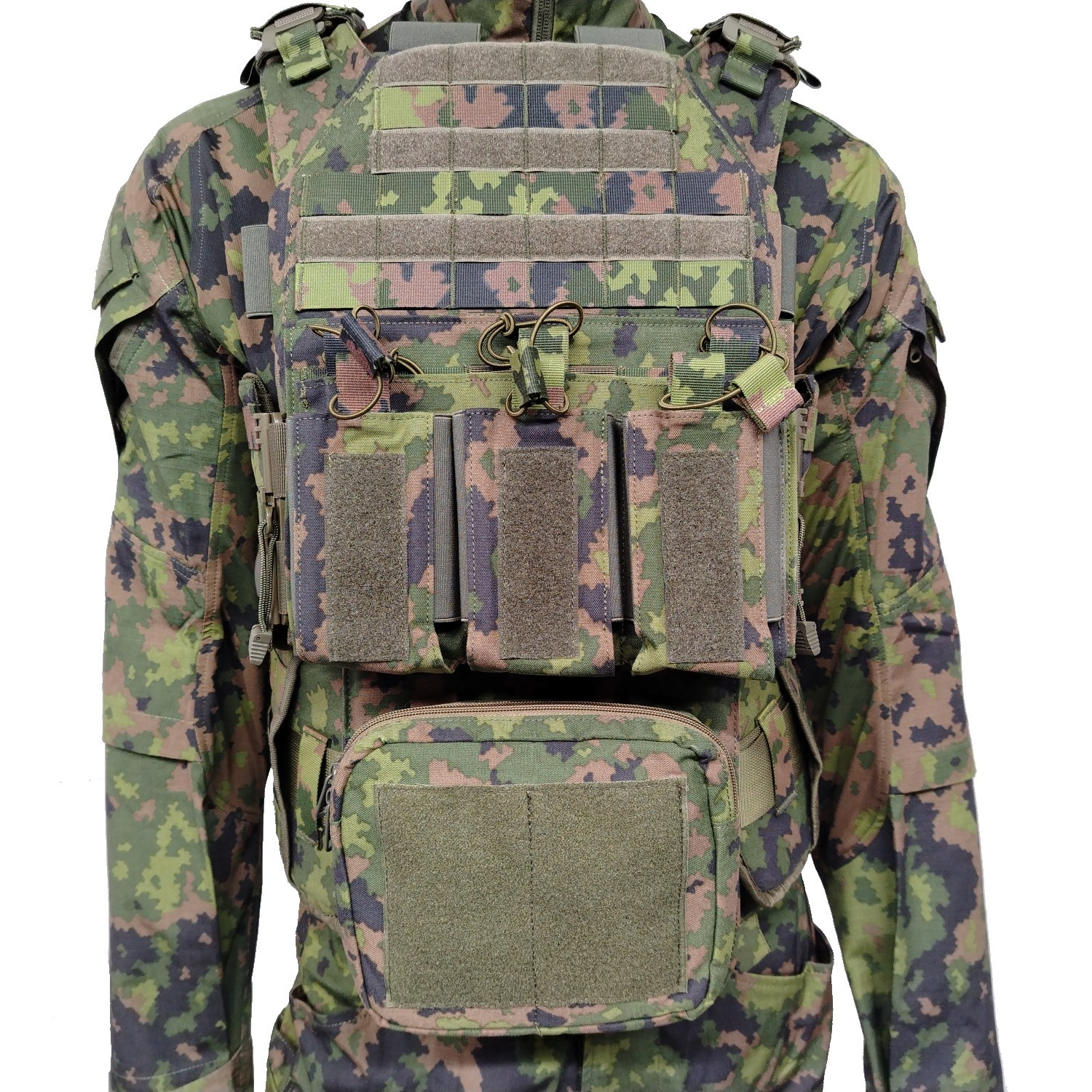 Combo: Plate Carrier, M24, luotisuojalevypari, IIIA ja kylkisuojalevypari, IIIA
