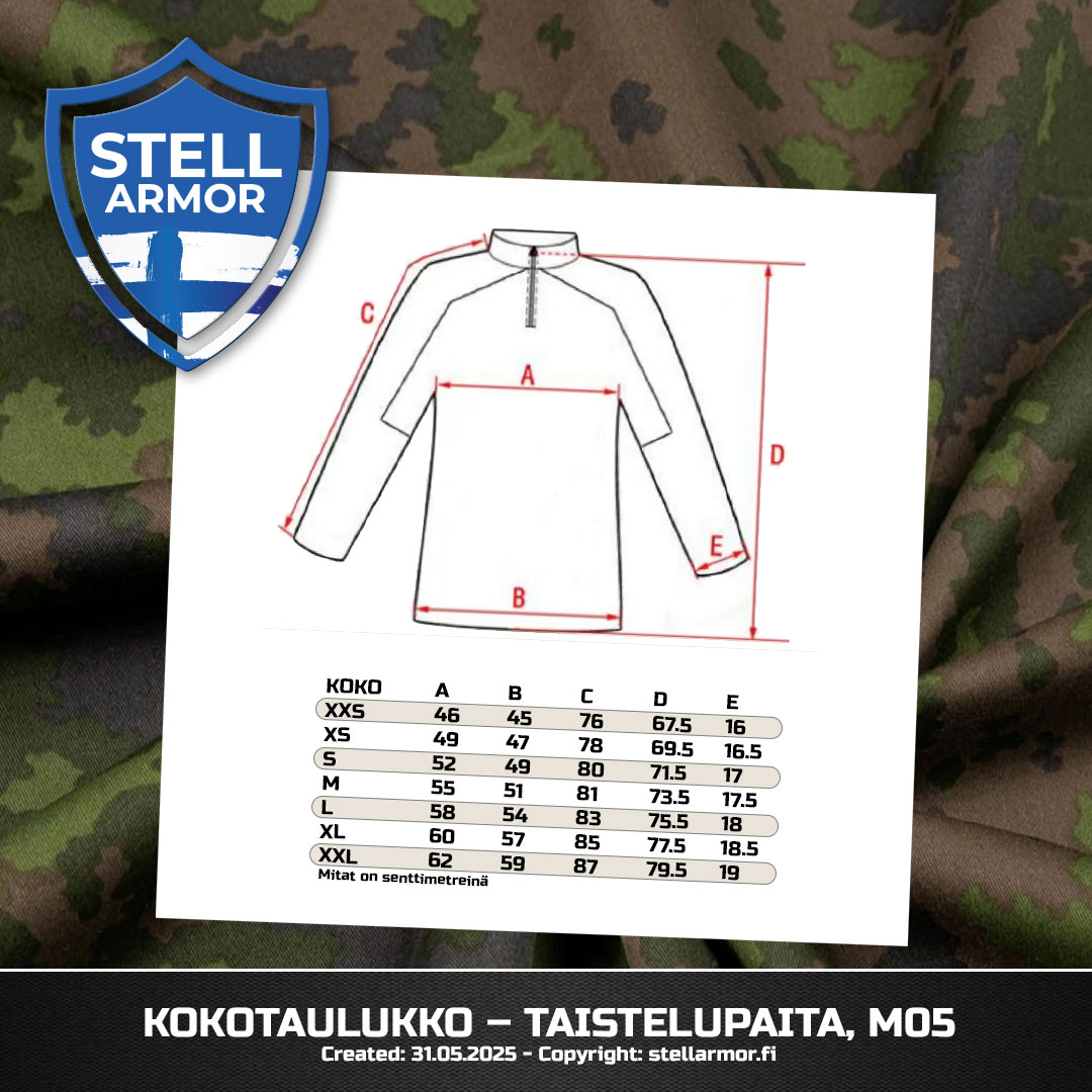Taistelupaita, M05, S