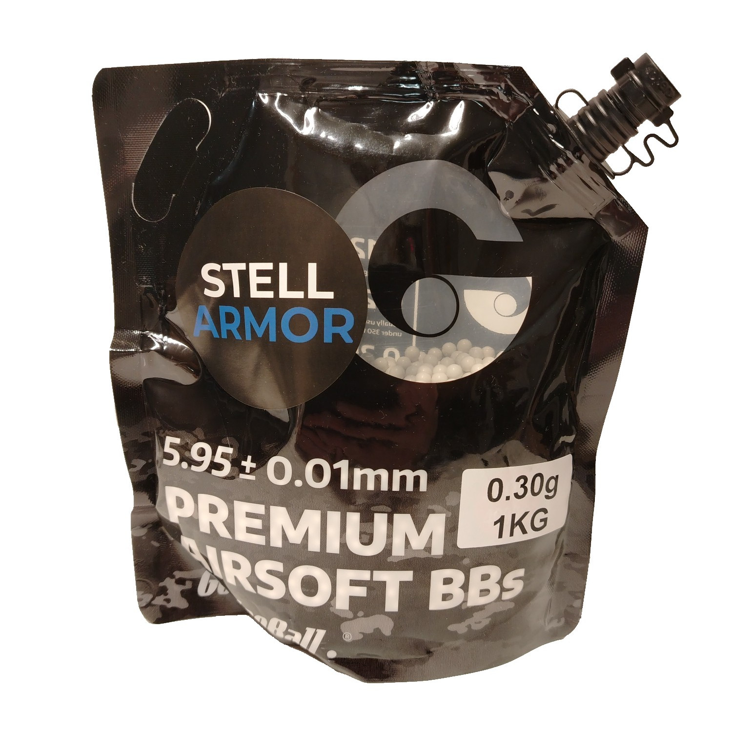 Tarkkuus Airsoft BIO-kuula 0,30g, 1kg